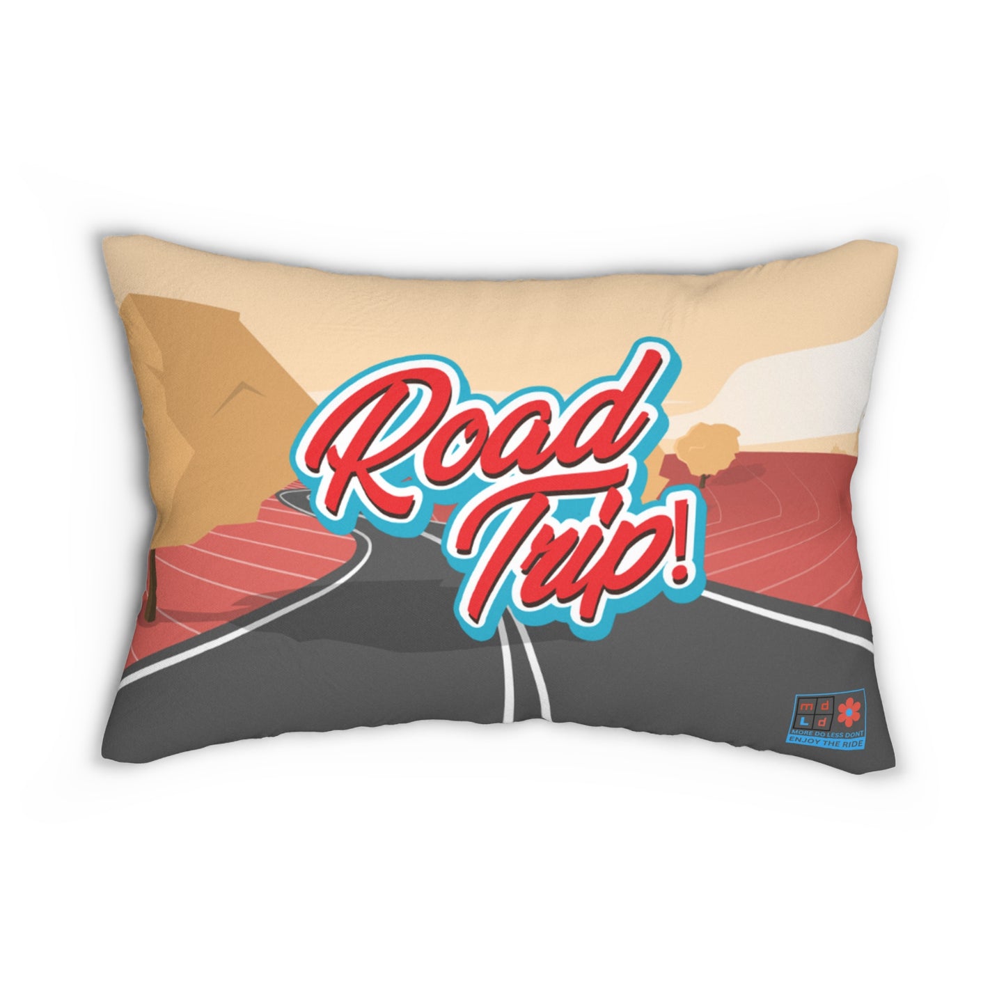 Road Trip Lumbar Pillow