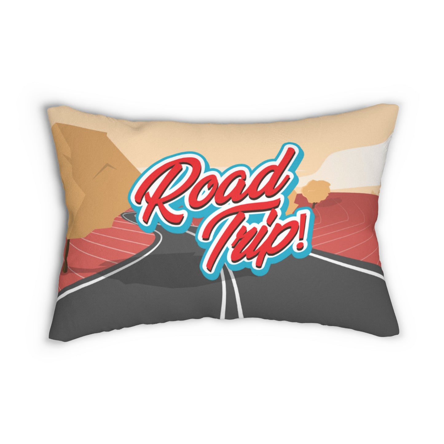 Road Trip Lumbar Pillow